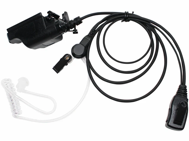 Acoustic Earpiece w/ PTT Mic for Motorola MTS2000, PM1500 MT1500 MTX9000 MTX1000