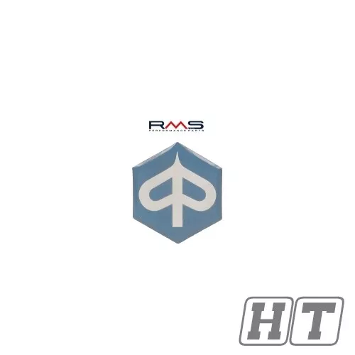 Emblem Logo " Piaggio "6-eckig Selbstklebend 27x31mm für Vespa Primavera ET3 125