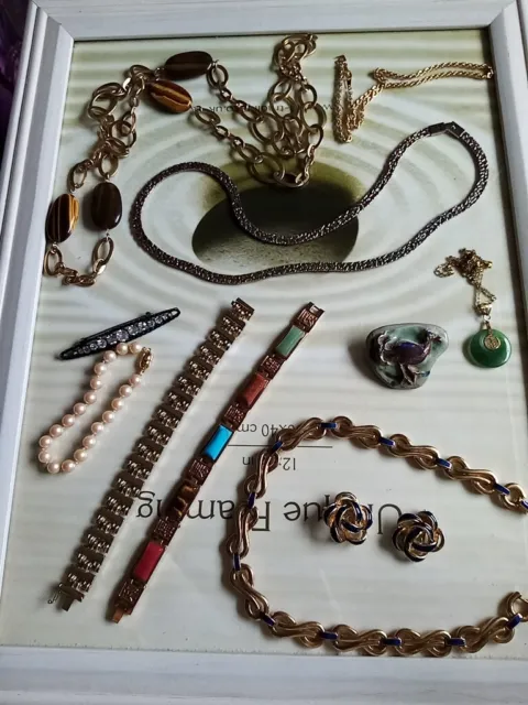 Lovely Vintage  Jewellery Job Lot  X 11 Items In Good Condition.