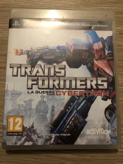 Transformers La Guerre Pour Cybertron Playstation 3 Ps3 Français Complet Rare