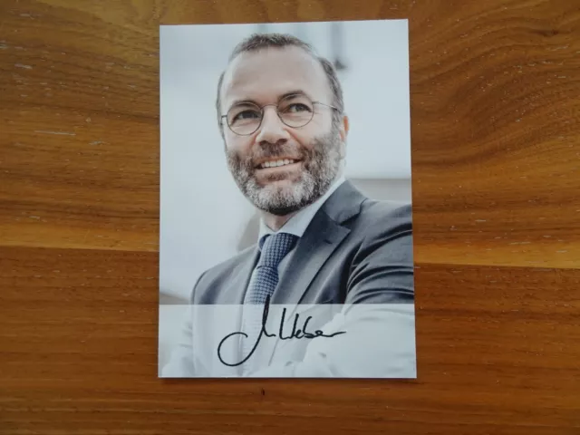 Manfred Weber Autogramm AK Autogrammkarte Politik Politiker EVP CSU
