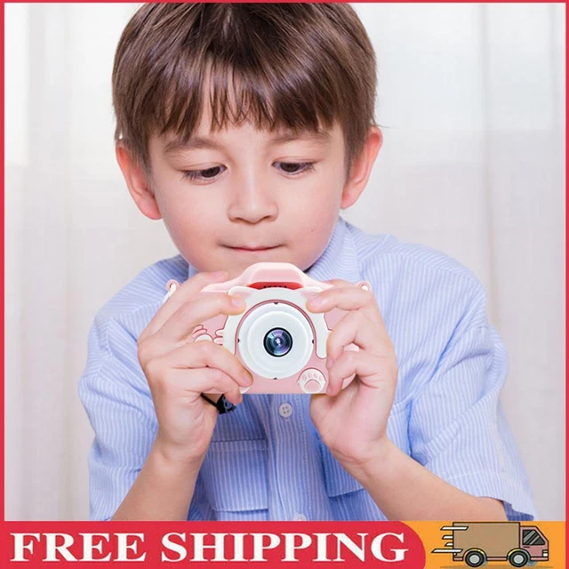 Cute Camcorder 1080P Digital Video Camera Portable Gifts for Kids (Pink)