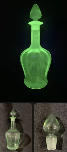 Uranium Glass Decanter