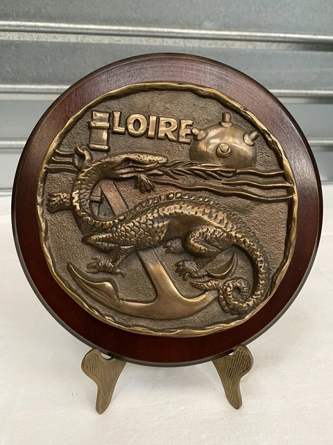 Tape De Bouche Historique En Cuivre Aux Armes De La Marine - Garonne