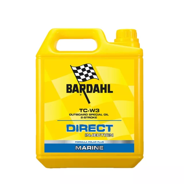 Huile Bardahl Hors Bordure 2T Injection Directe Direct Injection TC-W3 5 Litres