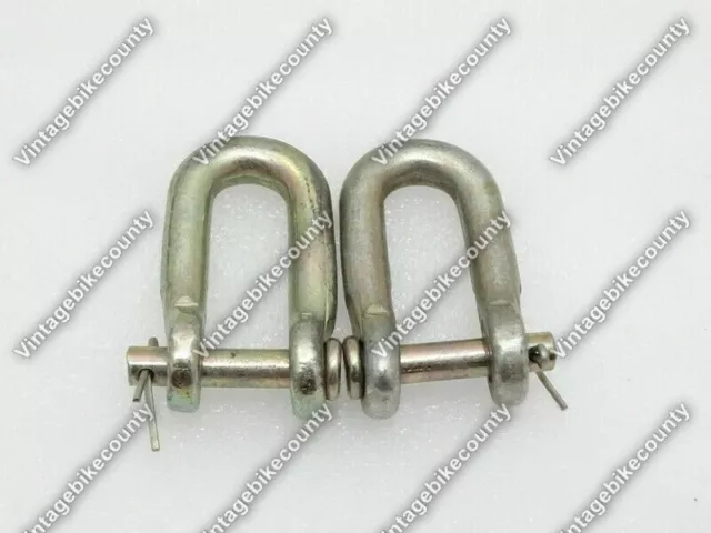 2x Ford Tractor 3600 Check Chain Assembly Inner D-Shackles