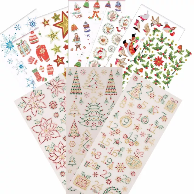 PAPERMANIA Sticker Set 2 - "Weihnachten / Xmas" - 10 Blatt - 22x10cm