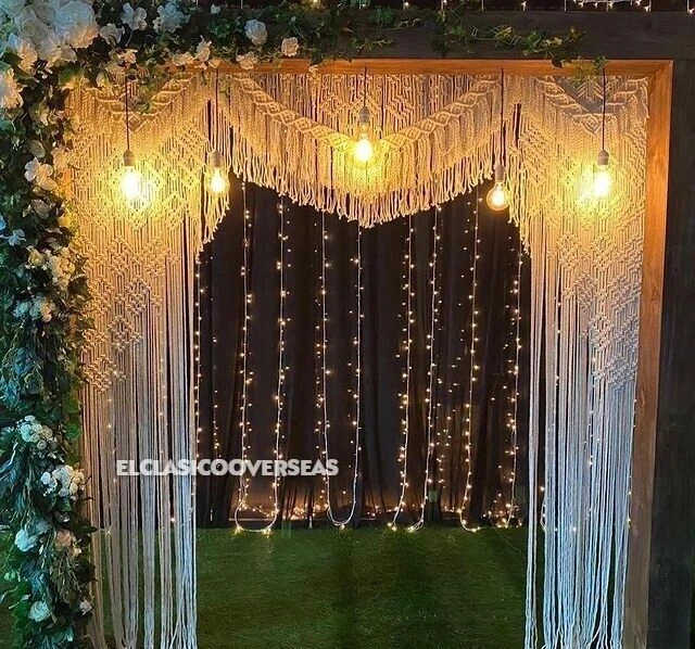 Housse Toile De Fond Arche Mariage - 100x200 Cm, Polyester/spandex, Lavable - Pour Fête, Anniversaire, Photo (rose)