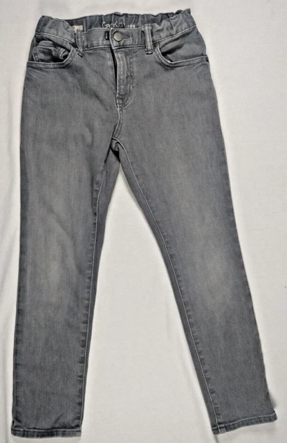 Gap Kids 1969 Jean Pants Size 8 Regular Slim Grey Denim Adjustable Waist
