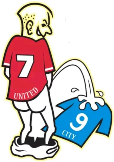 Manchester United Football Club FC Man Utd Joke Fridge Magnet 45mm x 70mm