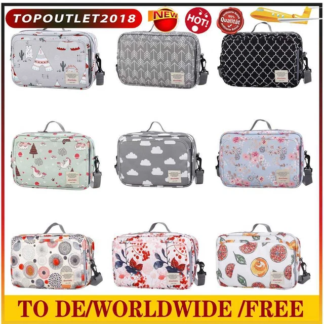 Bolso de cochecito portátil impermeable organizador bebé cochecito bolsa de pañales colgante