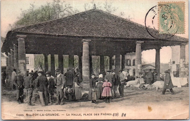 33 SAINTE FOY LA GRANDE - la halle place des freres