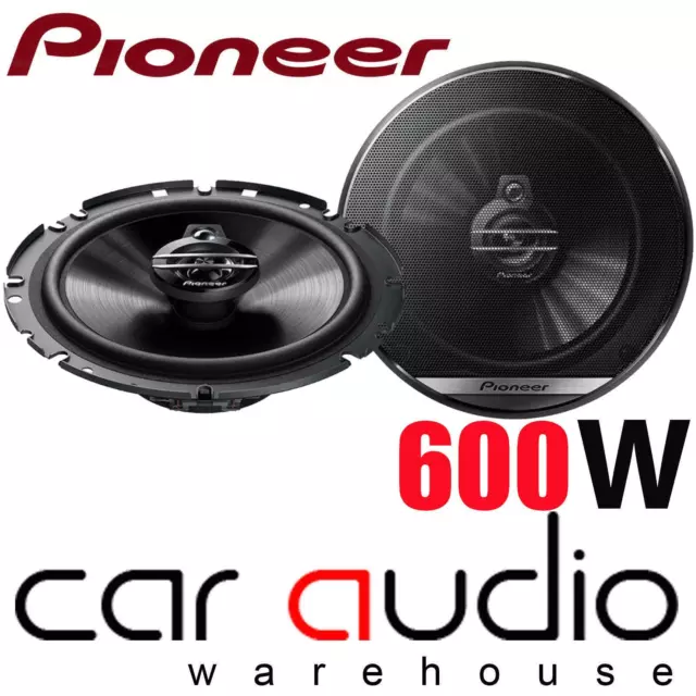 Pioneer TS-G1730F 600 Watts Max 17cm 6.5" 3 Way Car Van Door Coaxial Speakers