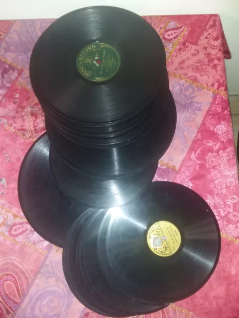 Gros Lot De 28 Disques 78 Tours