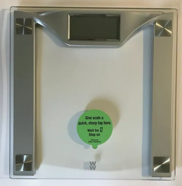 Weight Watchers Conair Textured Finish Digital Glass Bodyweight