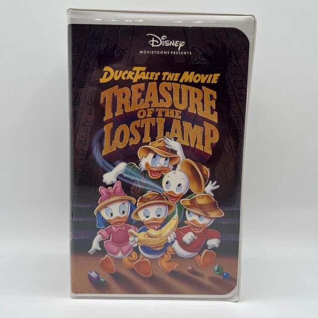 VHS DUCKTALES THE Movie: Treasure of the Lost Lamp - Disney - White ...