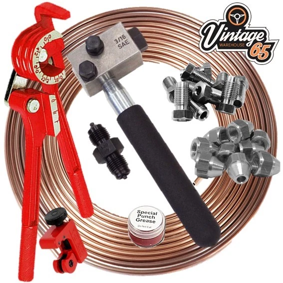 CLASSIC MINI COOPER Clubman 3/8" Unf Kunifer Brake Line Pipe Repair
