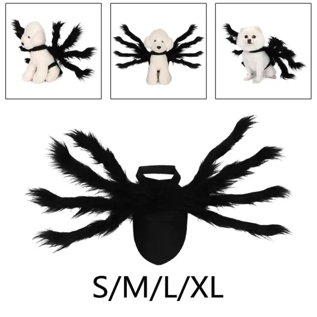 Costume da cane ragno, costume da compagnia,  ragno Divertente vestire Black Dog