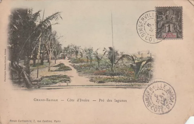 CPA COTE D'IVOIRE Grand Bassan 1904