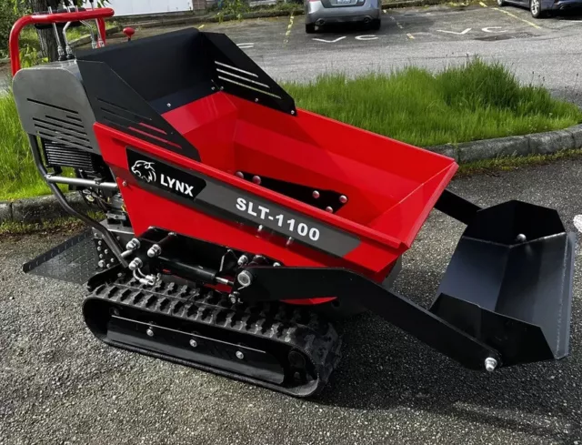 Lynx Slt-1100 Pro Hydraulic Mini Dumper, Track Wheelbarrow Self Loader Epa 6.5Hp