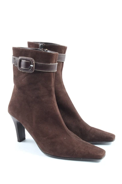 SAN MARINA Bottines à fermeture éclair Dames T 38 bronze style décontracté