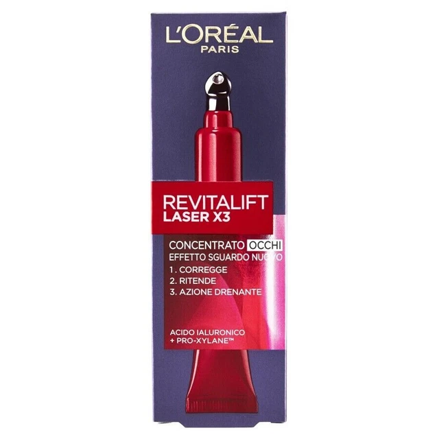 Crème Contour Des Yeux L'Oréal Revitalift Filler 30ml - à L'acide Hyaluronique, Neuf, Fabriqué En France