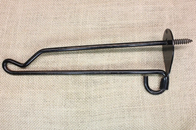Old Harness Hook Coat Wire Bird Cage Rustic Vintage 6” Barn Find Horse Tack 2