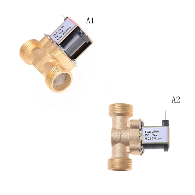 3/4" NPSM DC elettrovalvola acqua aria valvole normalmente chiuse