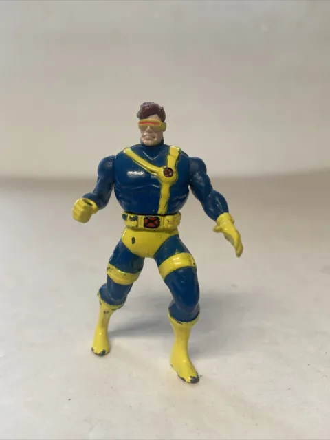ToyBiz Marvel Cyclops X-Men Steel Mutants Die Cast 3" Figure 1994