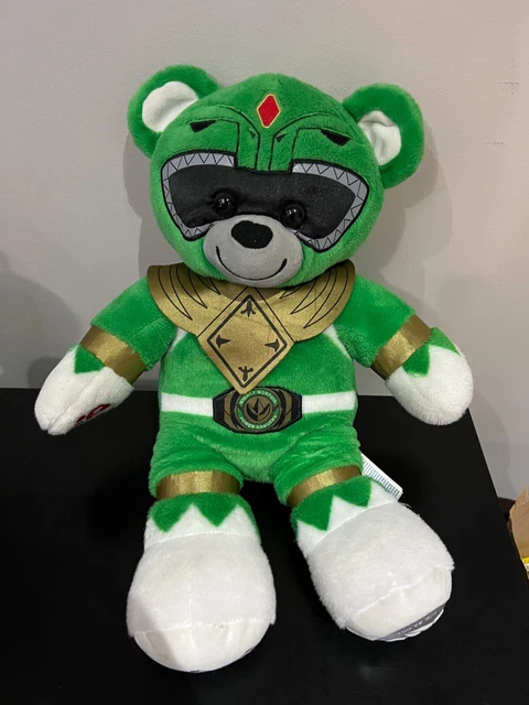 Power Rangers Bear BUILD A BEAR Mighty Morphin Power Rangers 25th Anniversary - Green ...