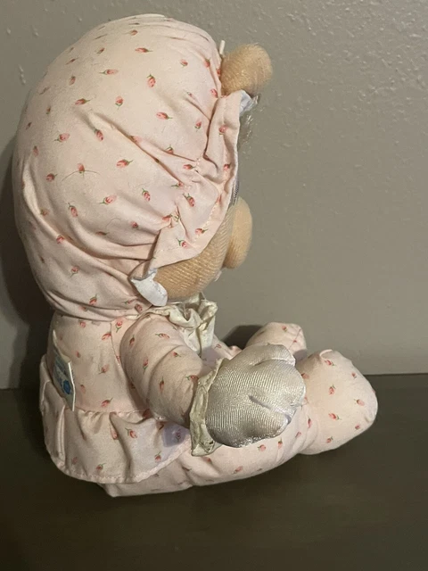 Miss Piggy Muppet Babies Plush Pink Pampers Stuffed Animal Toy Hasbro 1984 VTG 2