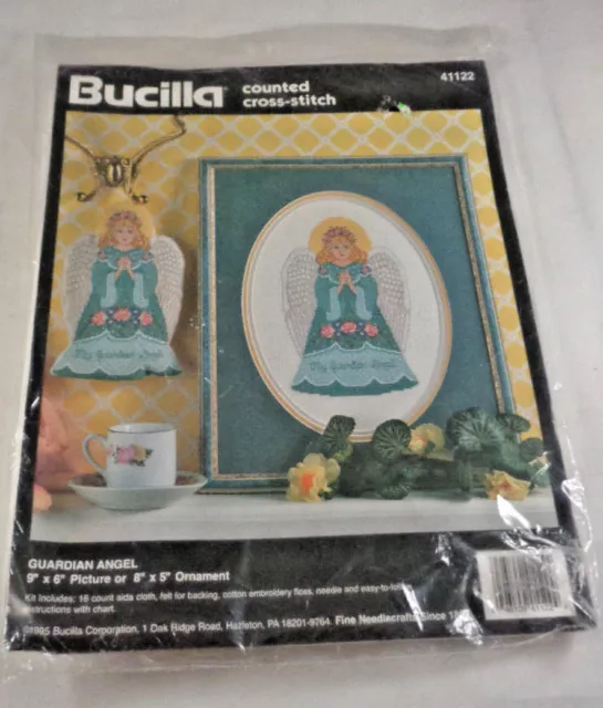 Bucilla 33525 Christmas Collection Set of 4 Ornaments Cross Stitch Kit