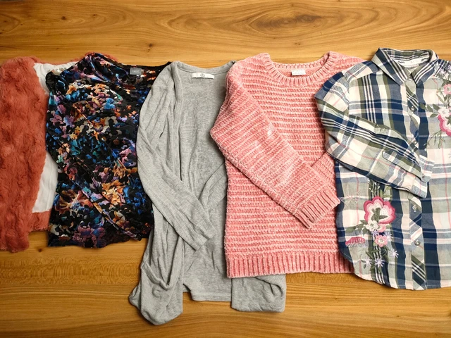 {D212} girls 6-7 years autumn winter top jumper cardigan bundle NEXT F&F Dunnes
