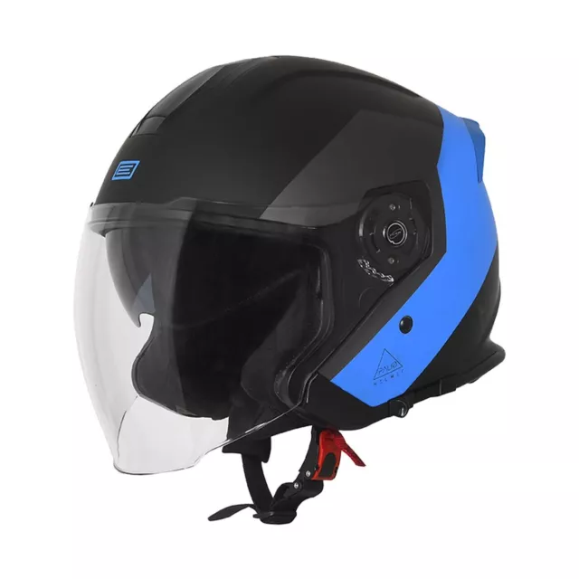 Casco de moto jet homologado ECE, gafa de sol. Alta calidad