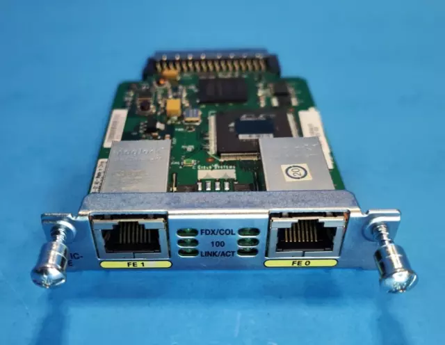 Cisco Router 2-Port Fast Ethernet High Speed WAN Interface Card Module HWIC-2FE