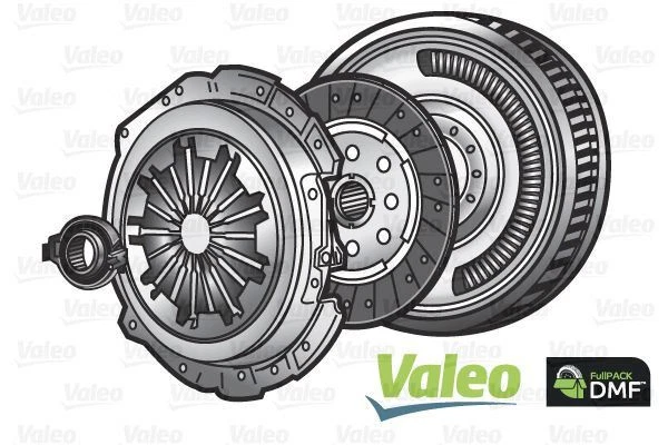 Kit D'Embrayage VALEO 837075 - Volant Moteur, Disque, Butée, Qualité Première Monte