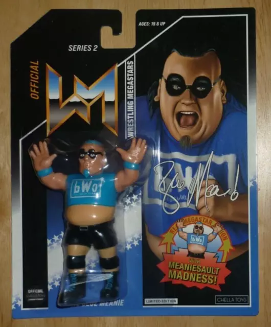 Chella Toys Wrestling Retro Figur *THE BLUE MEANIE* MOC wwf wwe dx hasbro mattel