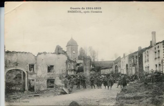 CP 54 Meurthe-et-Moselle - Bremenil - War of 1914-1915 - After the invasion