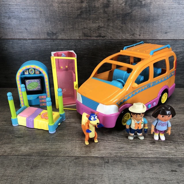 DORA THE EXPLORER Figures Accessories & Talking Vamonos Car Van Mattel
