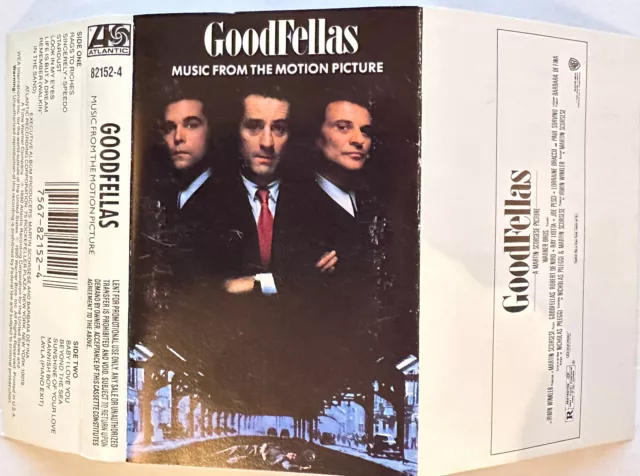 GOODFELLAS Motion Picture Soundtrack Cassette Tape OG 1990 Rare PROMO!