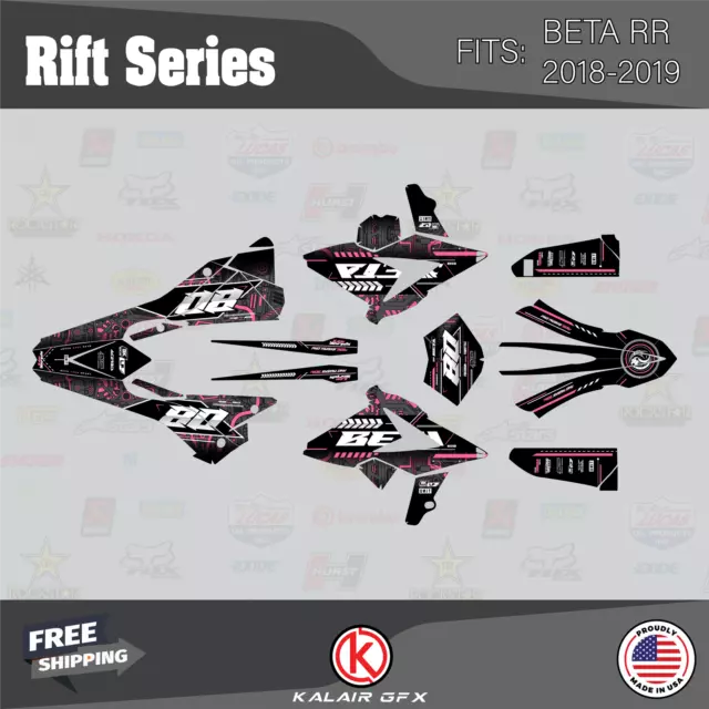 Graphics Kit for Beta RR125-RR480 (2018-2019) Rift - PINK