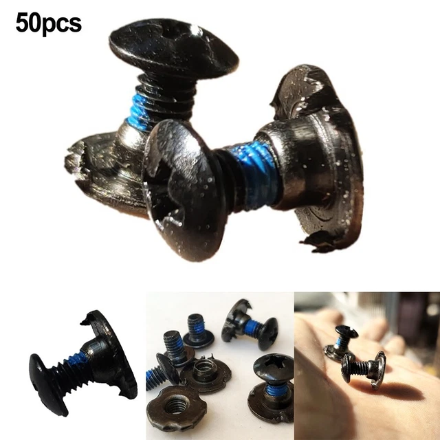 Lot de 10 vis de rechange pour patins à roues alignées, vis de patinage en ligne, accessoires de quincaillerie pour essieux de roue de patins à roulettes, roues de rechange (10 pièces