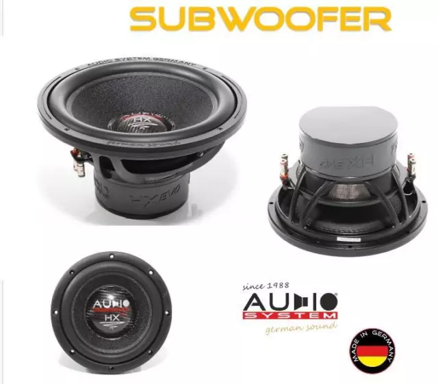 Audio System HX10 EVO HIGH-END Subwoofer HX-SERIES 25cm (10”) Woofer