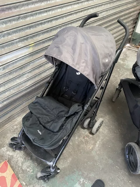 Joie Brisk LX Stroller Pushchair/Buggy with Raincover and Footmuff