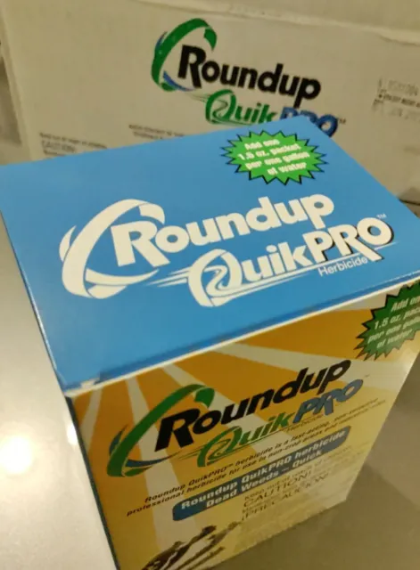 Roundup QuikPro Herbicide 5 X 1.5.oz- Glyphosate Diquat Monsanto QuickPro
