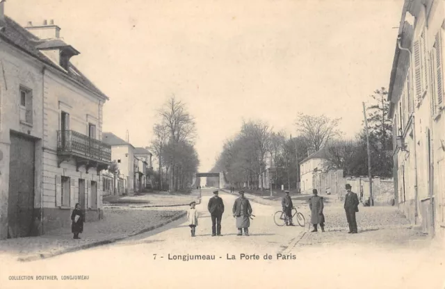 Cpa 91 Longjumeau La Porte De Paris