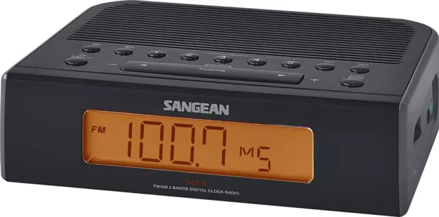 RCR-5BK AM/FM Digital Tuning Clock Radio