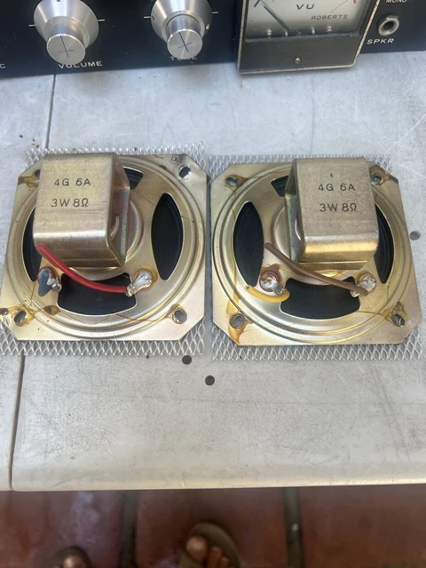Roberts 770X reel to reel two full range speakers parts