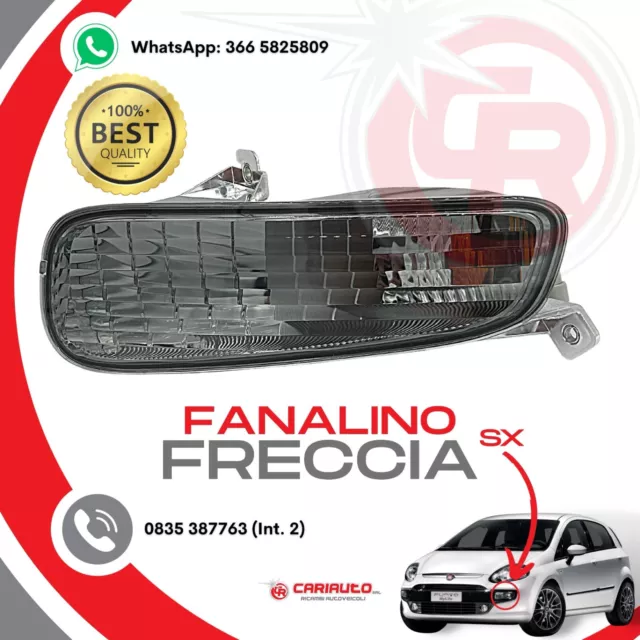 Fanalino Freccia Lato Sinistro Anteriore per Fiat Punto Evo dal 2012 Fanale