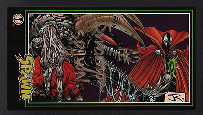 Todd McFarlane 's Spawn Art Trading Card ~ Signed by Al Simmons